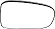 Driver Side Mirror Glass, Non-Towing, Non-Heated, No Blind Spot Feature, Flat, With backing plate