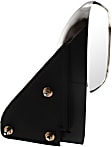Passenger Side Mirror, Manual Adjust, Manual Folding, Non-Heated, Chrome, No Signal Light, No Memory, No Puddle Light, No Auto-Dimming, No Blind Spot Feature