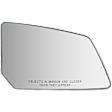 Passenger Side Mirror Glass, Non-Heated, No Blind Spot Feature