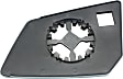 Passenger Side Mirror Glass, Non-Heated, No Blind Spot Feature