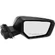 Passenger Side Mirror, Power Adjust, Manual Folding, Non-Heated, Paintable, No Signal Light, No Memory, No Puddle Light, No Auto-Dimming, No Blind Spot Feature