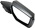 Passenger Side Mirror, Power Adjust, Manual Folding, Non-Heated, Paintable, No Signal Light, No Memory, No Puddle Light, No Auto-Dimming, No Blind Spot Feature