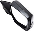 Passenger Side Mirror, Power Adjust, Manual Folding, Heated, Paintable, In-housing Signal Light, No Memory, With Puddle Light, No Auto-Dimming, No Blind Spot Feature