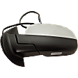 2009 Chevrolet Tahoe - Driver Side Mirror, Power Adjust, Heated, Chrome, Power Folding, In-glass Signal Light, With Blind Spot Detection in Glass, With Memory, With Puddle Light, No Auto-Dimming