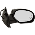 2008 Chevrolet Suburban 1500 - Passenger Side Mirror, Power Adjust, Heated, Textured Black, Power Folding, In-glass Signal Light, With Blind Spot Detection in Glass, With Memory, With Puddle Light, No Auto-Dimming