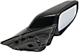 Passenger Side Mirror, Power Adjust, Manual Folding, Non-Heated, Paintable, No Signal Light, No Memory, No Puddle Light, No Auto-Dimming, No Blind Spot Feature