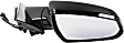 2015 Cadillac SRX - Passenger Side Mirror, For Models Without Etched Warning, 2nd Design, Power Adjust, Heated, Paintable, Power Folding, No Signal Light, No Blind Spot Feature, With Memory, No Puddle Light, No Auto-Dimming