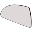 Driver Side Mirror Glass, Non-Heated, No Blind Spot Feature