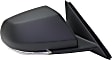 Passenger Side Mirror, Power Adjust, Manual Folding, Heated, Paintable, In-housing Signal Light, With memory, With Puddle Light, No Auto-Dimming, No Blind Spot Feature, Without SOS