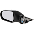 Driver Side Mirror, Power Adjust, Manual Folding, Heated, Paintable, No Signal Light, No Memory, No Puddle Light, No Auto-Dimming, No Blind Spot Feature