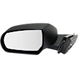 Driver Side Mirror, Power Adjust, Manual Folding, Heated, Paintable, No Signal Light, With memory, With Puddle Light, No Auto-Dimming, No Blind Spot Feature