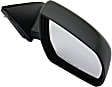 Passenger Side Mirror, Power Adjust, Manual Folding, Heated, Paintable, No Signal Light, With memory, With Puddle Light, No Auto-Dimming, No Blind Spot Feature