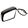 Driver Side Mirror, Manual Adjust, Non-Folding, Non-Heated, Paintable, No Signal Light, No Memory, No Puddle Light, No Auto-Dimming, No Blind Spot Feature