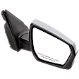 Passenger Side Mirror, Power Adjust, Heated, Manual Folding, Chrome