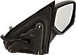 Passenger Side Mirror, Power Adjust, Heated, Power Folding, With 1 Chrome and 1 Paintable Cap, In-glass Signal Light, With Memory, With Puddle Light, No Auto-Dimming, No Blind Spot Feature
