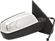 Passenger Side Mirror, Power Adjust, Heated, Power Folding, With 1 Chrome and 1 Paintable Cap, In-glass Signal Light, With Memory, With Puddle Light, No Auto-Dimming, No Blind Spot Feature