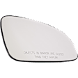 Passenger Side Mirror Glass, Non-Heated, No Blind Spot Feature