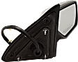 2015-2020 GMC Yukon - Passenger Side Mirror, Power Adjust, Heated, Power Folding, Chrome, In-glass Signal Light, With Memory, With Puddle Light, No Auto-Dimming, No Blind Spot Feature