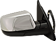 2015-2020 GMC Yukon - Passenger Side Mirror, Power Adjust, Heated, Power Folding, Chrome, In-glass Signal Light, With Memory, With Puddle Light, No Auto-Dimming, No Blind Spot Feature