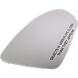 Passenger Side Mirror Glass, Non-Heated, No Blind Spot Feature