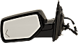 Driver Side Mirror, Power Adjust, Power Folding, Heated, With 1 Chrome and 1 Paintable Cap, In-glass Signal Light, With memory, With Puddle Light, No Auto-Dim and Blind Spot Feature, Without SOS