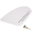 Passenger Side Mirror Glass, Heated, No Blind Spot Feature, Backing Plate Included