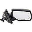 Passenger Side Mirror, Power Adjust, Heated, Power Folding, Paintable, In-glass Signal Light, With Memory, With Puddle Light, No Auto-Dim, With Blind Spot Detection in Glass