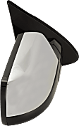 2015-2020 Chevrolet Tahoe - Passenger Side Mirror, Power Adjust, Heated, Power Folding, Chrome, In-glass Signal Light, With Memory, With Puddle Light, No Auto-Dimming, With Blind Spot Detection in Glass