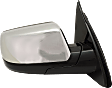 2015-2020 Chevrolet Tahoe - Passenger Side Mirror, Power Adjust, Heated, Power Folding, Chrome, In-glass Signal Light, With Memory, With Puddle Light, No Auto-Dimming, With Blind Spot Detection in Glass
