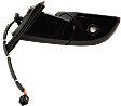 Passenger Side Mirror, Power Adjust, Heated, Power Folding, With 1 Chrome and 1 Paintable Cap, In-glass Signal Light, With Memory, With Puddle Light, No Auto-Dimming