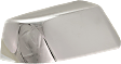 Passenger Side Mirror, Power Adjust, Heated, Power Folding, With 1 Chrome and 1 Paintable Cap, In-glass Signal Light, With Memory, With Puddle Light, No Auto-Dimming