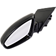 Driver Side Mirror, Power Adjust, Non-Heated, Manual Folding, Paintable, No Signal Light, No Memory, No Puddle Light, No Auto-Dim, No Blind Spot Feature