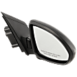 Passenger Side Mirror, Power Adjust, Non-Heated, Manual Folding, Paintable, No Signal Light, No Memory, No Puddle Light, No Auto-Dim, No Blind Spot Feature