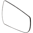 Passenger Side Mirror Glass, Non-Heated, No Blind Spot Feature