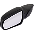 2019 Chevrolet Impala - Driver Side Mirror, Power Adjust, Non-Heated, Textured Black, Non-Folding, No Signal Light, No Blind Spot Feature, No Memory, No Puddle Light, No Auto-Dim