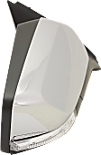 2017 Chevrolet Impala - Passenger Side Mirror, Power Adjust, Heated, Chrome, Manual Folding, In-housing Signal Light, With Blind Spot Detection in Glass, With Memory, With Puddle Light, No Auto-Dimming