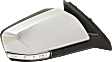 2017 Chevrolet Impala - Passenger Side Mirror, Power Adjust, Heated, Chrome, Manual Folding, In-housing Signal Light, With Blind Spot Detection in Glass, With Memory, With Puddle Light, No Auto-Dimming