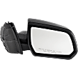 2017 GMC Acadia - Passenger Side Mirror, For Models Without Blind Spot Detection, Power Adjust, Heated, Paintable, Manual Folding, No Signal Light, No Blind Spot Feature, No Memory, No Puddle Light, No Auto-Dim