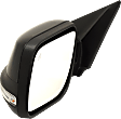 Driver Side Mirror, Power Adjust, Manual Folding, Heated, Paintable, In-housing Signal Light, With memory, With Puddle Light, No Auto-Dimming, With Blind Spot Detection in Glass