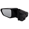 2018 GMC Terrain - Driver Side Mirror, Power Adjust, Heated, Paintable, Manual Folding, In-housing Signal Light, With Blind Spot Glass, With Memory, No Puddle Light, No Auto-Dimming
