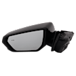 2018 GMC Terrain - Driver Side Mirror, Power Adjust, Heated, Paintable, Manual Folding, In-housing Signal Light, With Blind Spot Glass, With Memory, No Puddle Light, No Auto-Dimming
