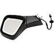 Driver Side Mirror, Power Adjust, Manual Folding, Heated, Paintable, No Signal Light, Memory, Puddle Light, Auto-Dimming, and Blind Spot Feature, Without Side Object Sensor, Mexico Built Vehicle