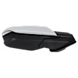 2018-2022 GMC Terrain - Passenger Side Mirror, Power, Manual Folding, Heated, Chrome, In-housing Signal Light, With memory, No Puddle Light, No Auto-Dimming, With Blind Spot Glass