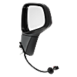 Passenger Side Mirror, Power Adjust, Manual Folding, Heated, Paintable, No Signal Light, Memory, Puddle Light, Auto-Dimming, and Blind Spot Feature, Without SOS, Mexico Built Vehicle