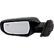 Driver Side Mirror, Power Adjust, Manual Folding, Non-Heated, Paintable, No Signal Light, No Memory, No Puddle Light, No Auto-Dimming, With Blind Spot Detection in Glass