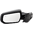 Driver Side Mirror, Power Adjust, Manual Folding, Heated, Paintable, In-Housing Signal Light, No Memory, No Puddle Light, No Auto-Dimming, With Blind Spot Detection in Glass