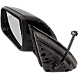 Driver Side Mirror, Power Adjust, Heated, Manual Folding, Paintable, No Signal Light, No Memory, No Puddle Light, No Auto-Dim, With Blind Spot Detection in Glass
