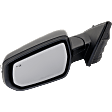 Driver Side Mirror, Power Adjust, Manual Folding, Heated, Paintable, In-Housing Signal Light, With Memory, No Puddle Light, No Auto-Dimming, With Blind Spot Detection in Glass
