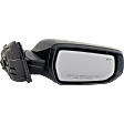 Passenger Side Mirror, Power Adjust, Manual Folding, Heated, Paintable, In-Housing Signal Light, With Memory, No Puddle Light, No Auto-Dimming, With Blind Spot Detection in Glass