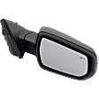 Passenger Side Mirror, Power Adjust, Manual Folding, Heated, Paintable, In-Housing Signal Light, With Memory, No Puddle Light, No Auto-Dimming, With Blind Spot Detection in Glass